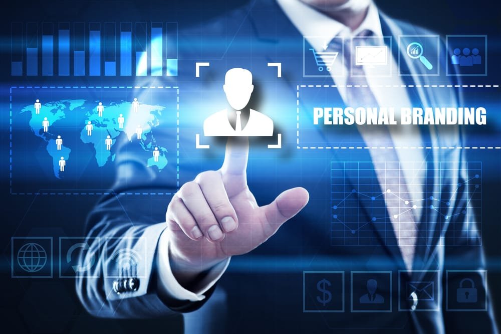 Personal,Branding,,Business,,Technology,And,Internet,Concept:,Businessman,Are,Using